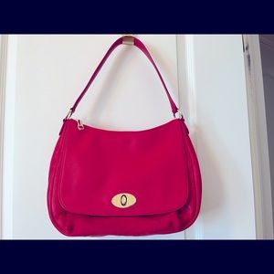 FINAL SALE:  Talbots Red Leather Shoulder Bag